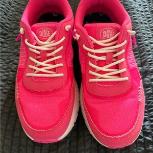 Hey Dude Hot Pink Lightweight Sneakers
